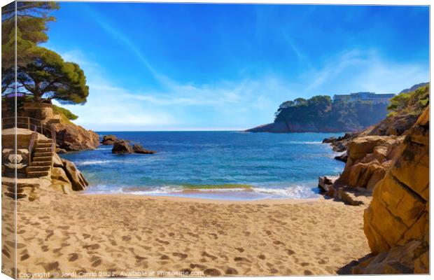 The beauty of Cala Malaret - CR2201 6749 ABS Canvas Print by Jordi Carrio