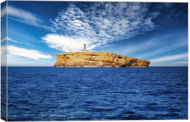 Majestic Islet of Cabrera - CR2204-7401-ORT Canvas Print by Jordi Carrio