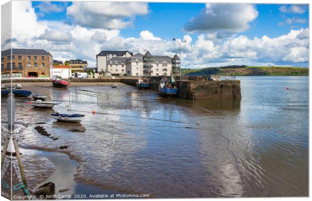 Youghal, fishing port - 2 Canvas Print by Jordi Carrio