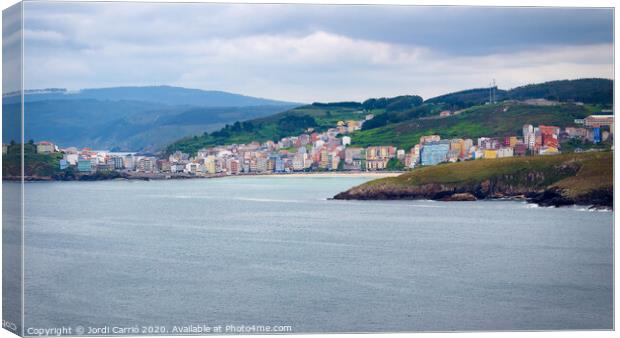 Picturesque image of Malpica de Bergantinos - Gali Canvas Print by Jordi Carrio