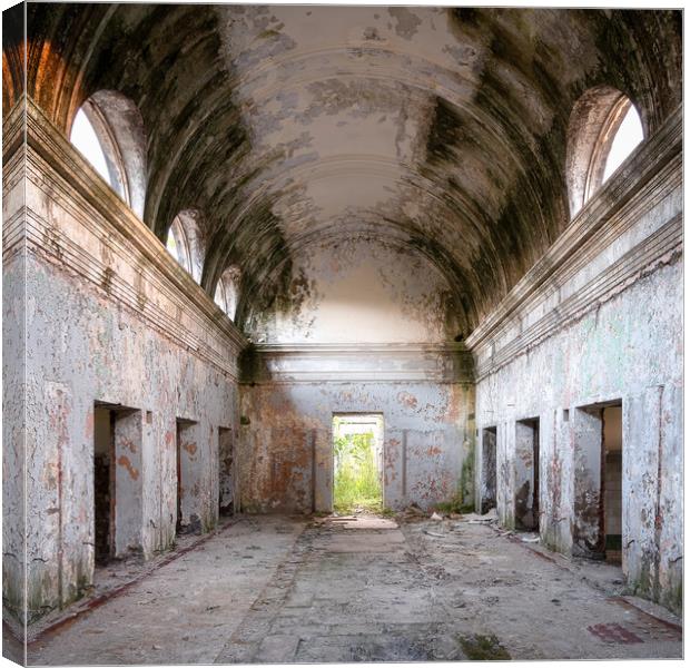 Abandoned Empty Space Canvas Print by Roman Robroek