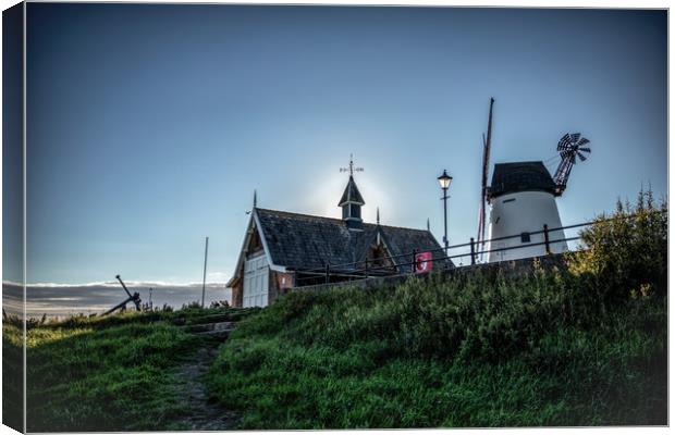 Lytham Lifeboat House Canvas Print by Scott Somerside