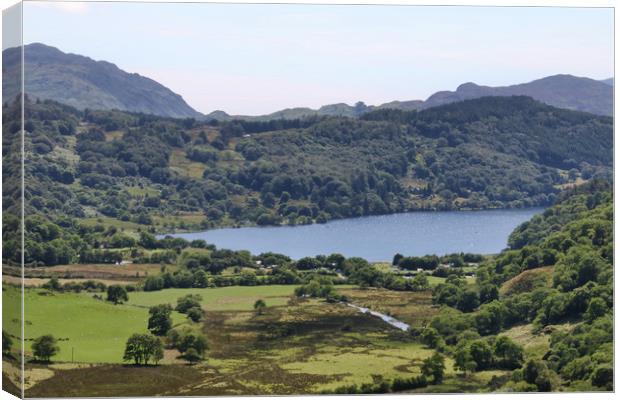 View from Capel Curig, Snowdonia National Park Canvas Print by Simon Marlow