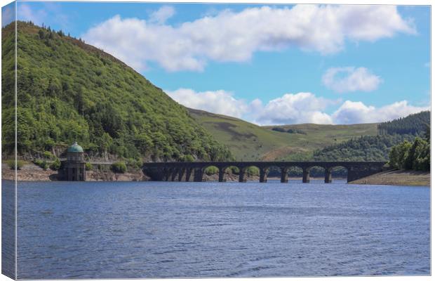 Majestic View of Elan Valley Canvas Print by Simon Marlow