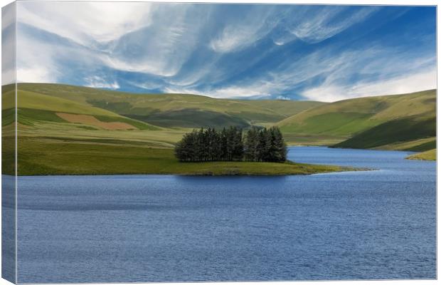 Majestic Black Mountains Canvas Print by Simon Marlow