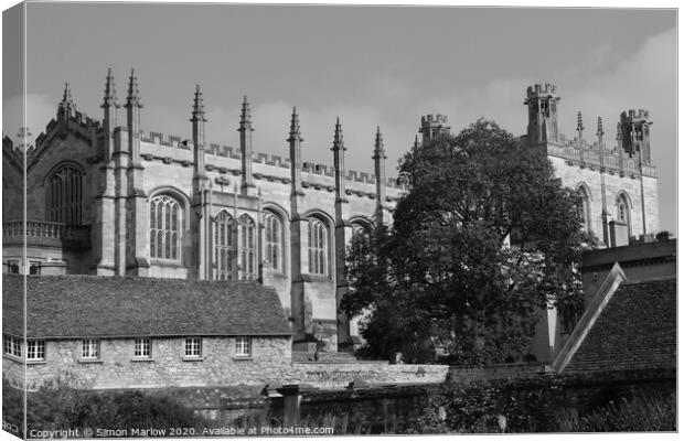 Oxford Architecture Canvas Print by Simon Marlow