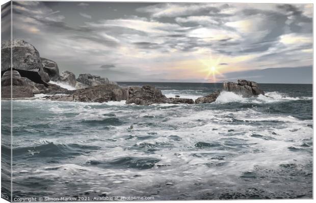 Serenity of St Agnes Canvas Print by Simon Marlow