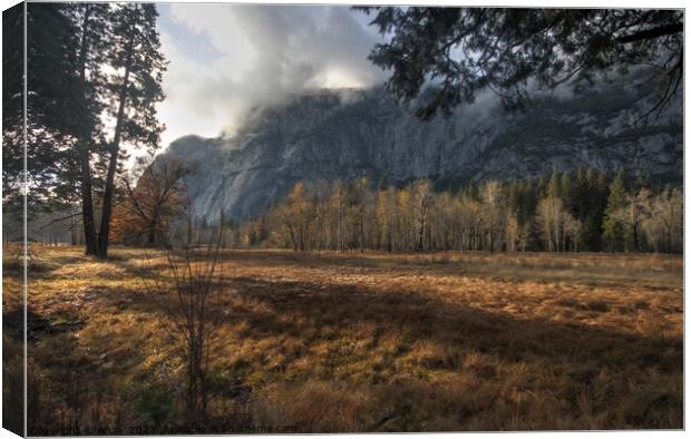 Yosemite national park in the fall Canvas Print by Arun 