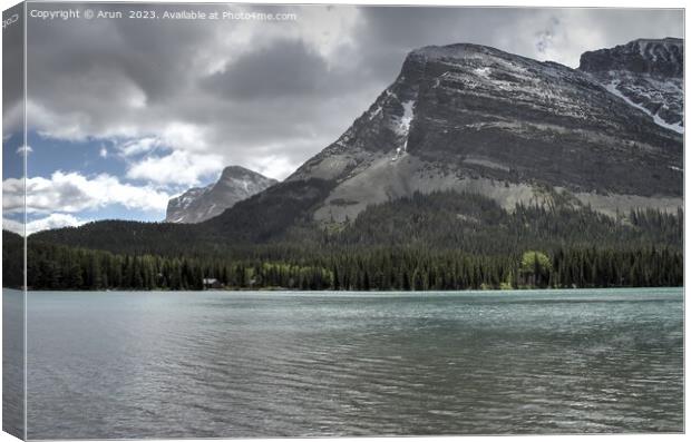 Glacier National Park Montana Canvas Print by Arun 