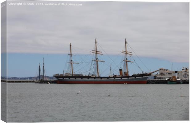 Maritime Museum of San Francisco California Canvas Print by Arun 