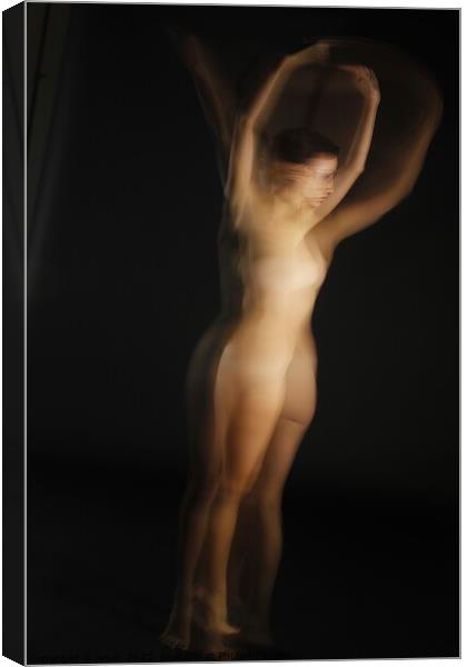 Dancer in motion Canvas Print by Arun 