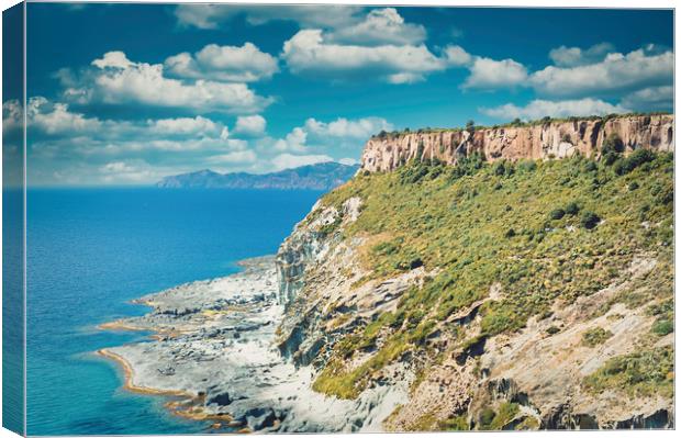 Amazing coastline of Sardinia Canvas Print by federico stevanin