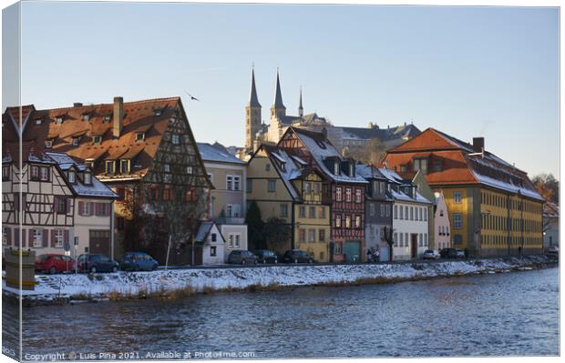 Bamberger Dom Cathedral in Bamberg, Germany Canvas Print by Luis Pina