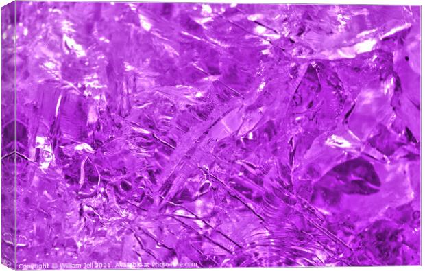 Purple Quartz Herkimer Diamond  Canvas Print by William Jell