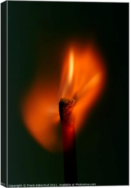 Fire Canvas Print by  Bullysoft