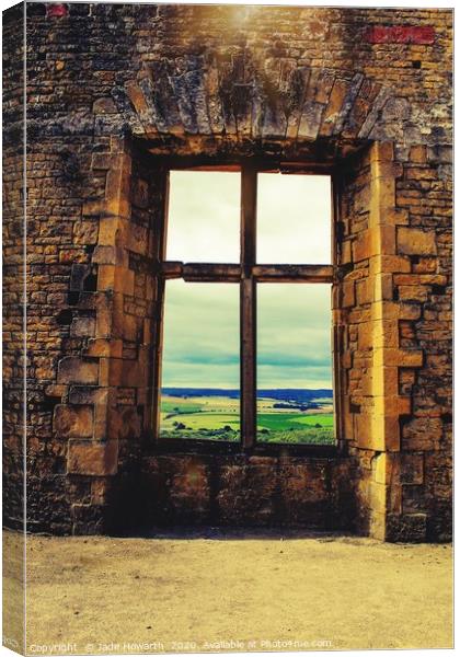 Castle view Canvas Print by Jade Howarth
