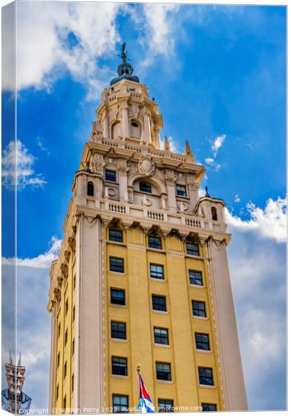 Freedom Tower Miami Florida Canvas Print by William Perry
