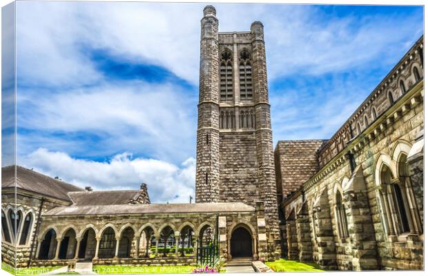 St Andrew Episcopal Cathedral Church Honolulu Hawaii Canvas Print by William Perry
