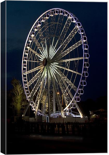 Big Wheel Canvas Print by Wayne Molyneux