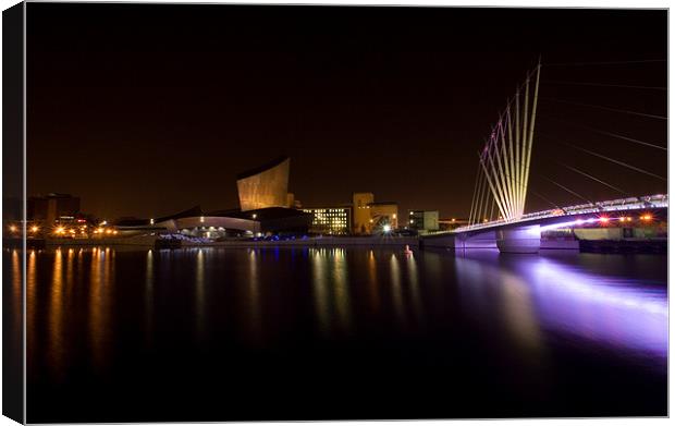 Imperial War Museum Salford Quays Canvas Print by Wayne Molyneux
