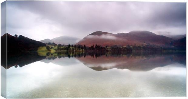 Reflections of Ullswater Canvas Print by Wayne Molyneux