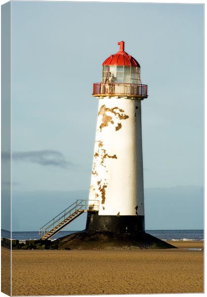 Talacre Lighthouse Canvas Print by Wayne Molyneux