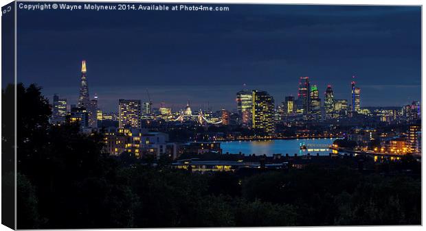  London Panorama Canvas Print by Wayne Molyneux
