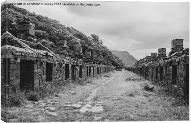 Anglesey Barracks in monochrome Canvas Print by Christopher Keeley