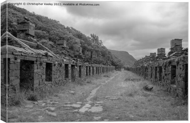 Anglesey Barracks in black and white Canvas Print by Christopher Keeley