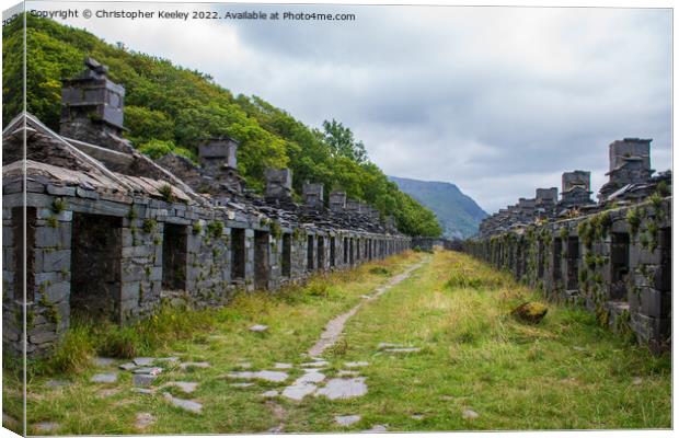 Anglesey Barracks in Snowdonia Canvas Print by Christopher Keeley