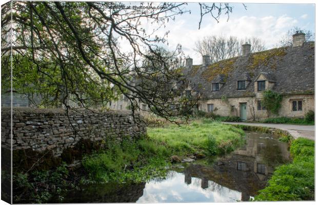 Arlington Row in Bibury, Cotswolds Canvas Print by Christopher Keeley