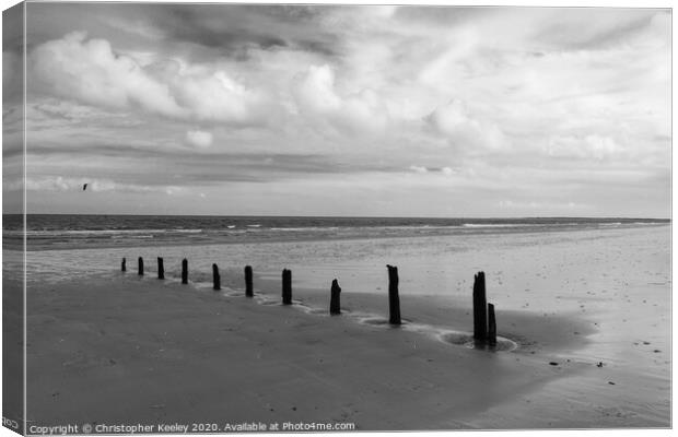 Brancaster beach Canvas Print by Christopher Keeley