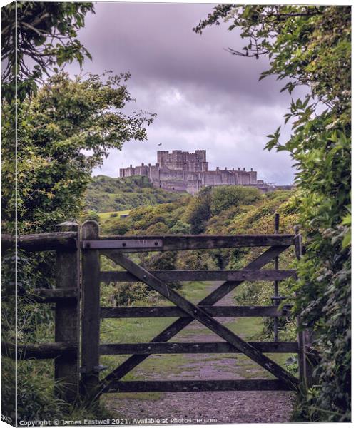 Dover Castle - The gate to the key of England Canvas Print by James Eastwell