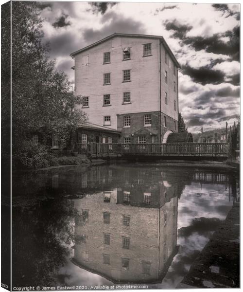 Crabble corn Mill Canvas Print by James Eastwell
