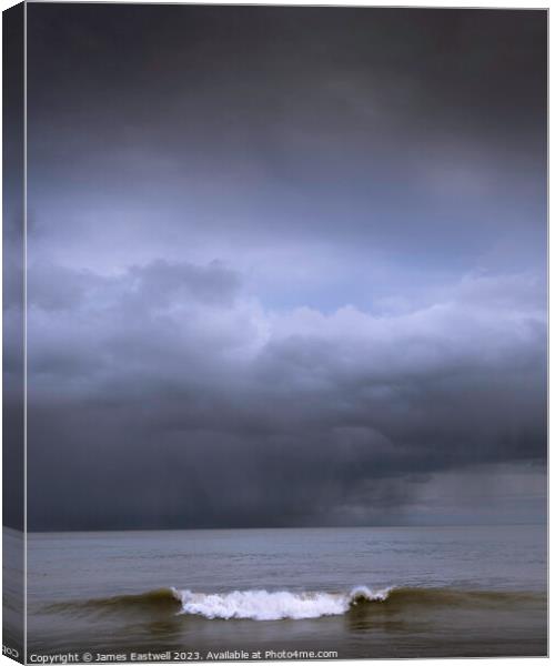 Wave Ride Canvas Print by James Eastwell