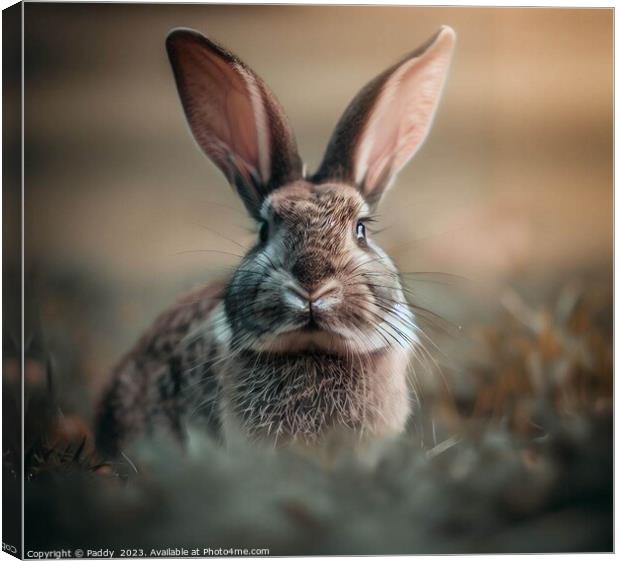 Animal Rabbit  Canvas Print by Paddy 