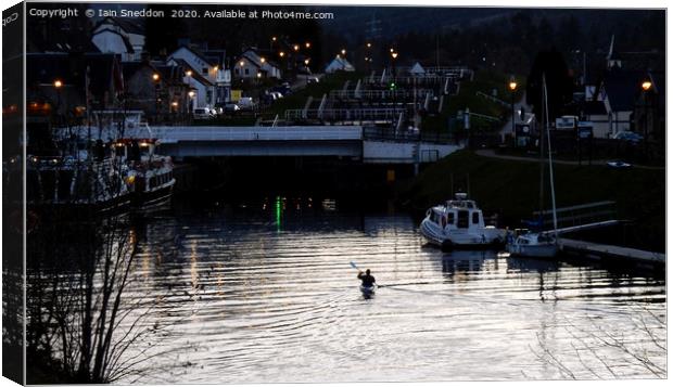 Heading Home, Fort Augustus Canvas Print by Iain Sneddon