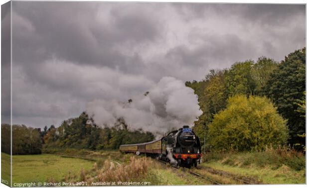 Autumn in the North Yorkshire Moors Canvas Print by Richard Perks