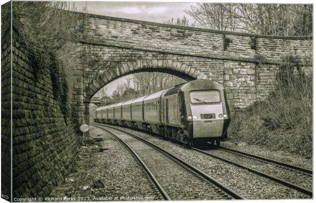 Cross Country HST in profile  Canvas Print by Richard Perks