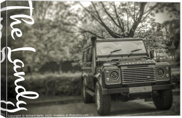Ultimate 4 x 4 - The Land Rover Canvas Print by Richard Perks