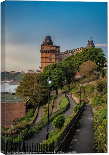 Scarborough Grand Hotel Canvas Print by Richard Perks