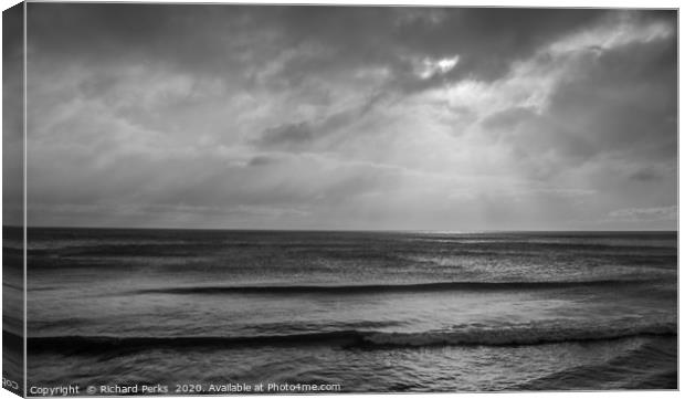 Sea Swell Canvas Print by Richard Perks