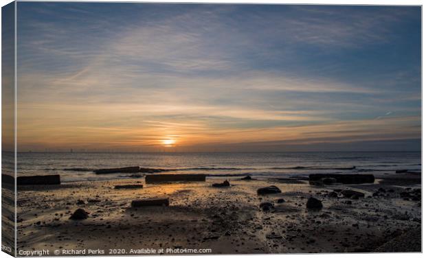 Rocks and stones Canvas Print by Richard Perks