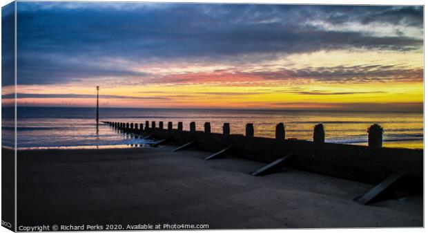 Lockdown Sunrise Canvas Print by Richard Perks