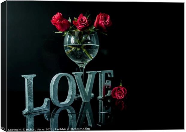 Reflections of Love Canvas Print by Richard Perks