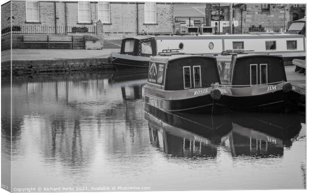 Rosie and Jim in reflective mood Canvas Print by Richard Perks