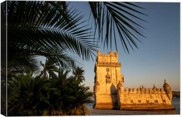 PORTUGAL LISBON TORRE DE BELEM Canvas Print by urs flueeler