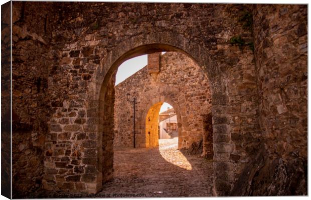 PORTUGAL ALENTEJO MARVAO  Canvas Print by urs flueeler