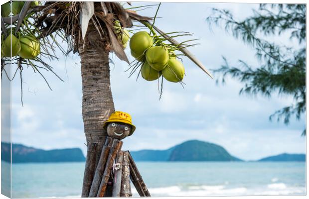 THAILAND PRACHUAP SAM ROI YOT BEACH Canvas Print by urs flueeler