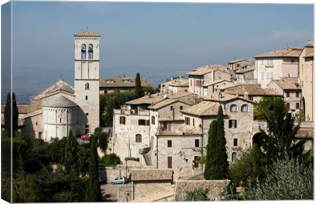 ITALY ASSISI Canvas Print by urs flueeler